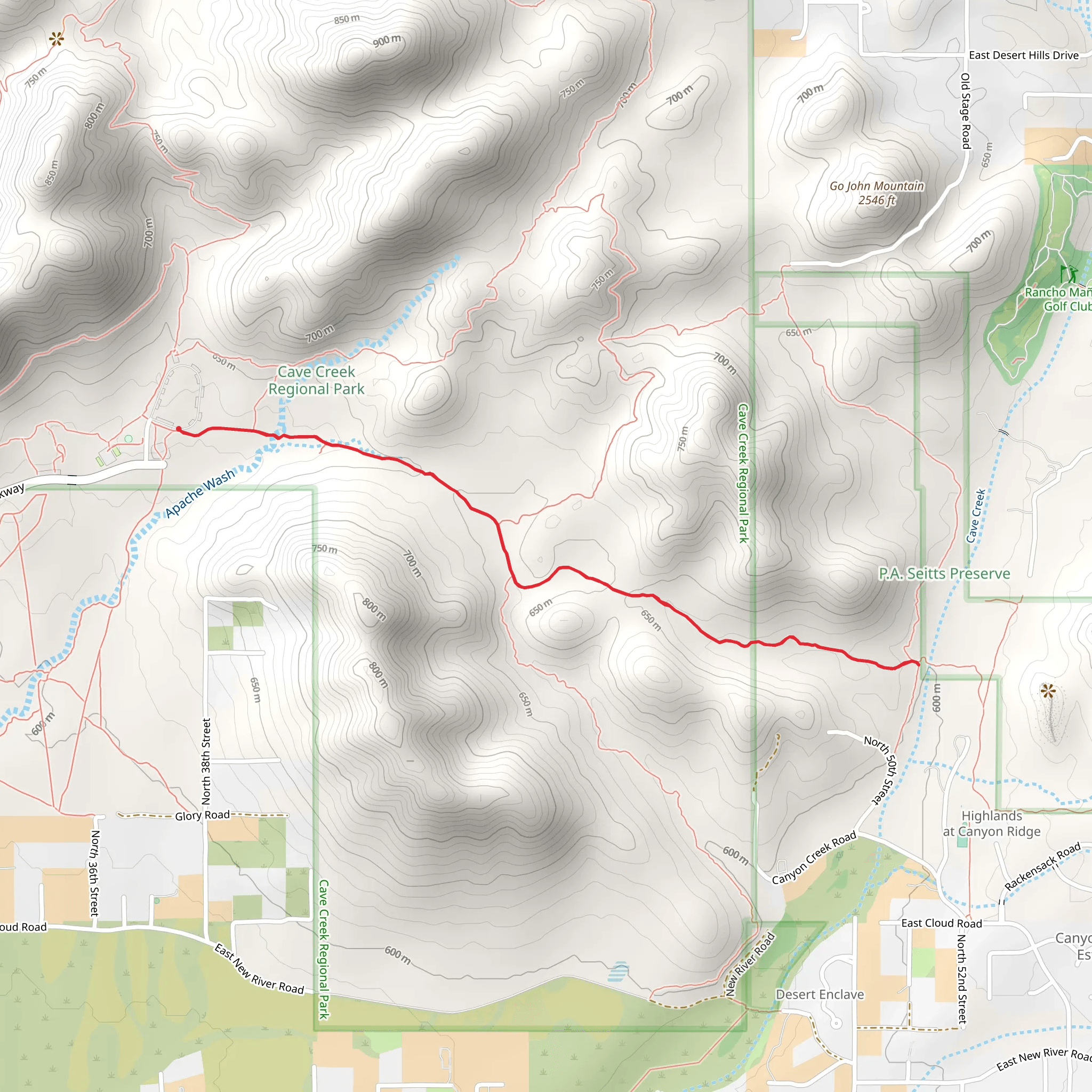 Slate Trail mobile static map