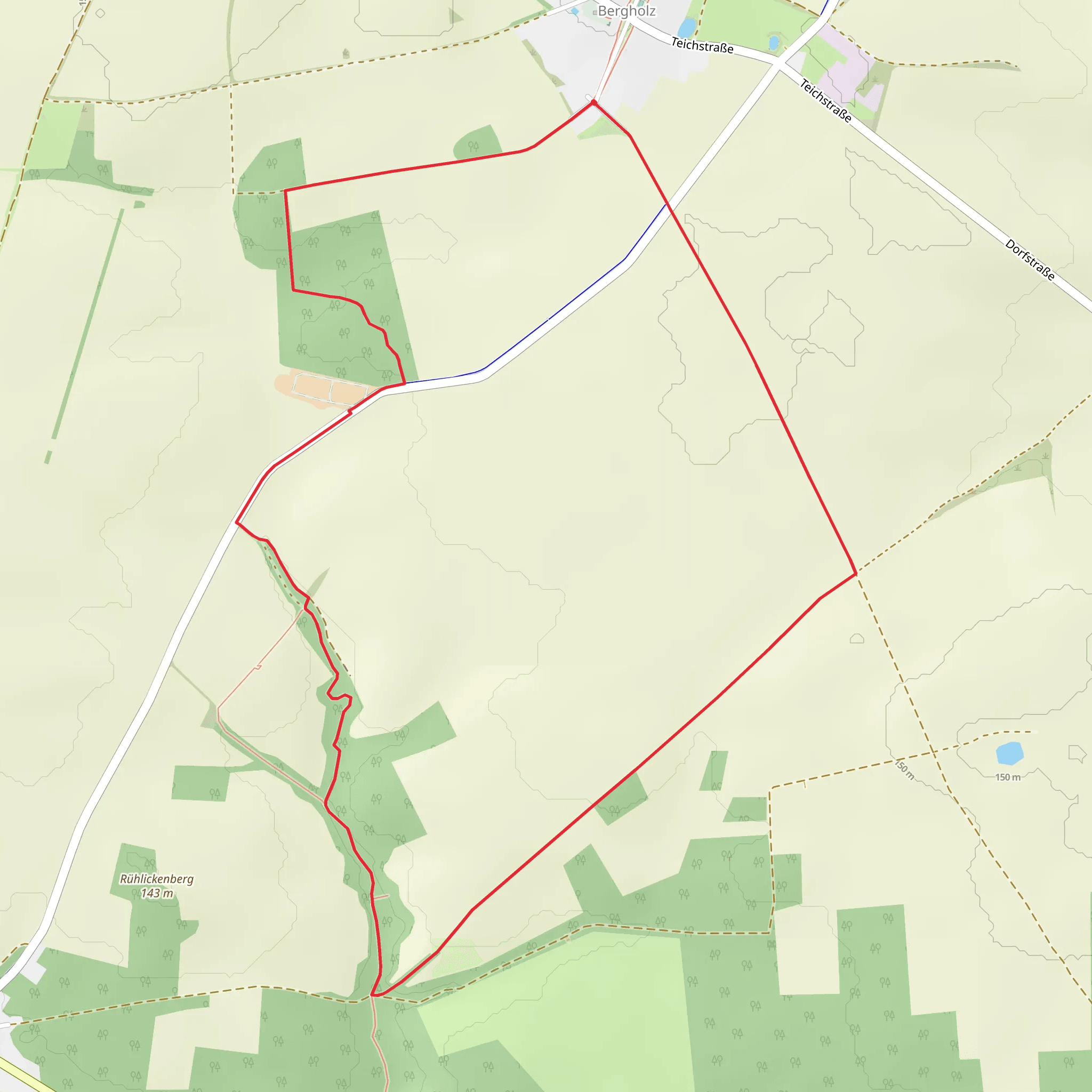 Narturpark Rundwanderweg mobile static map