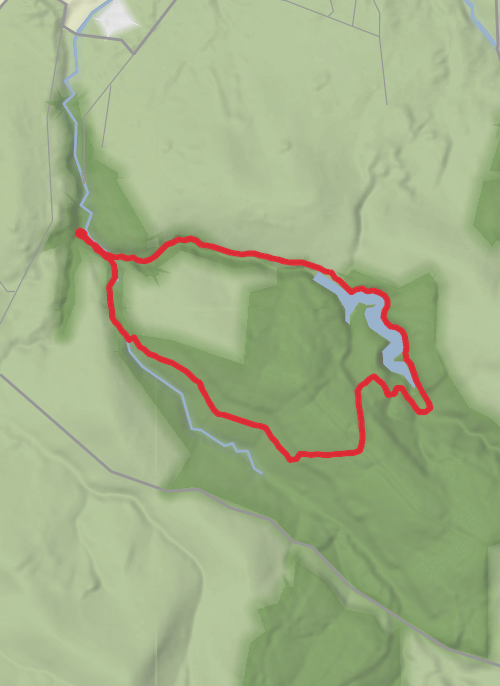 County Londonderry Hiking mobile static map