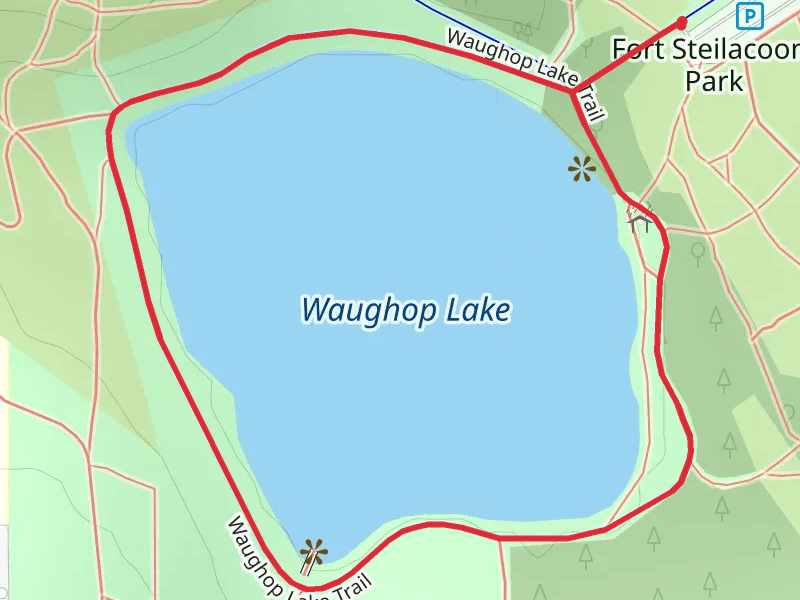 Waughop Lake Loop Trail