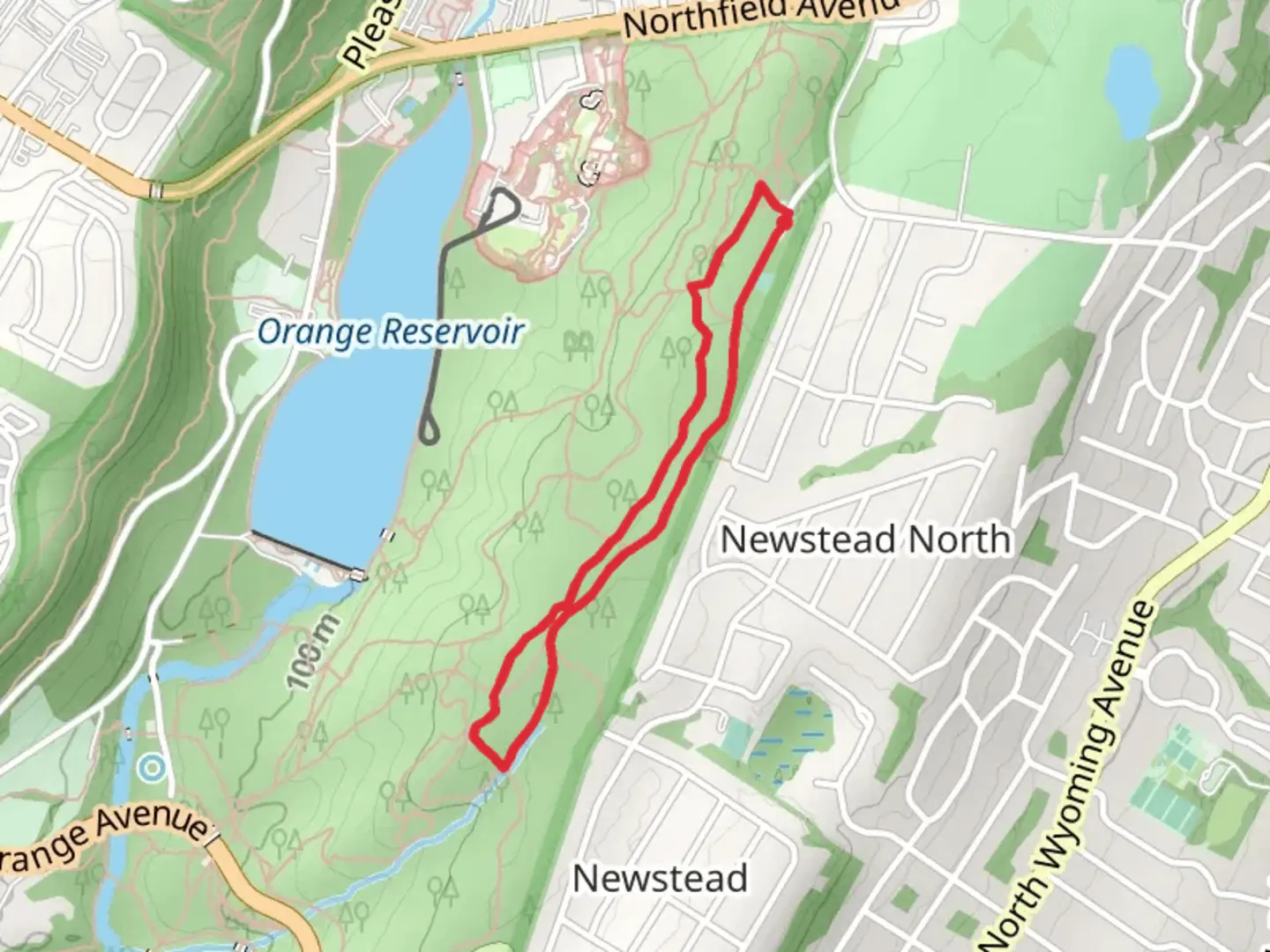 An image depicting the trail Hillspur and Turtle Back Loop Trail and its surrounding area.