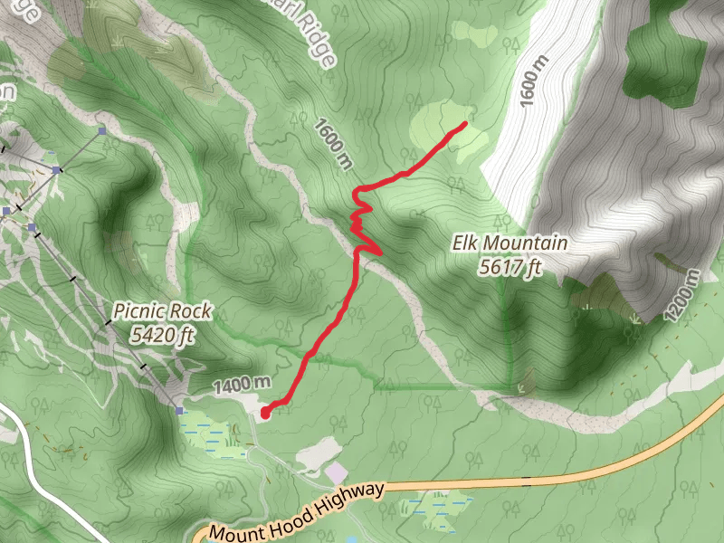 Elk Meadow from Meadows Creek