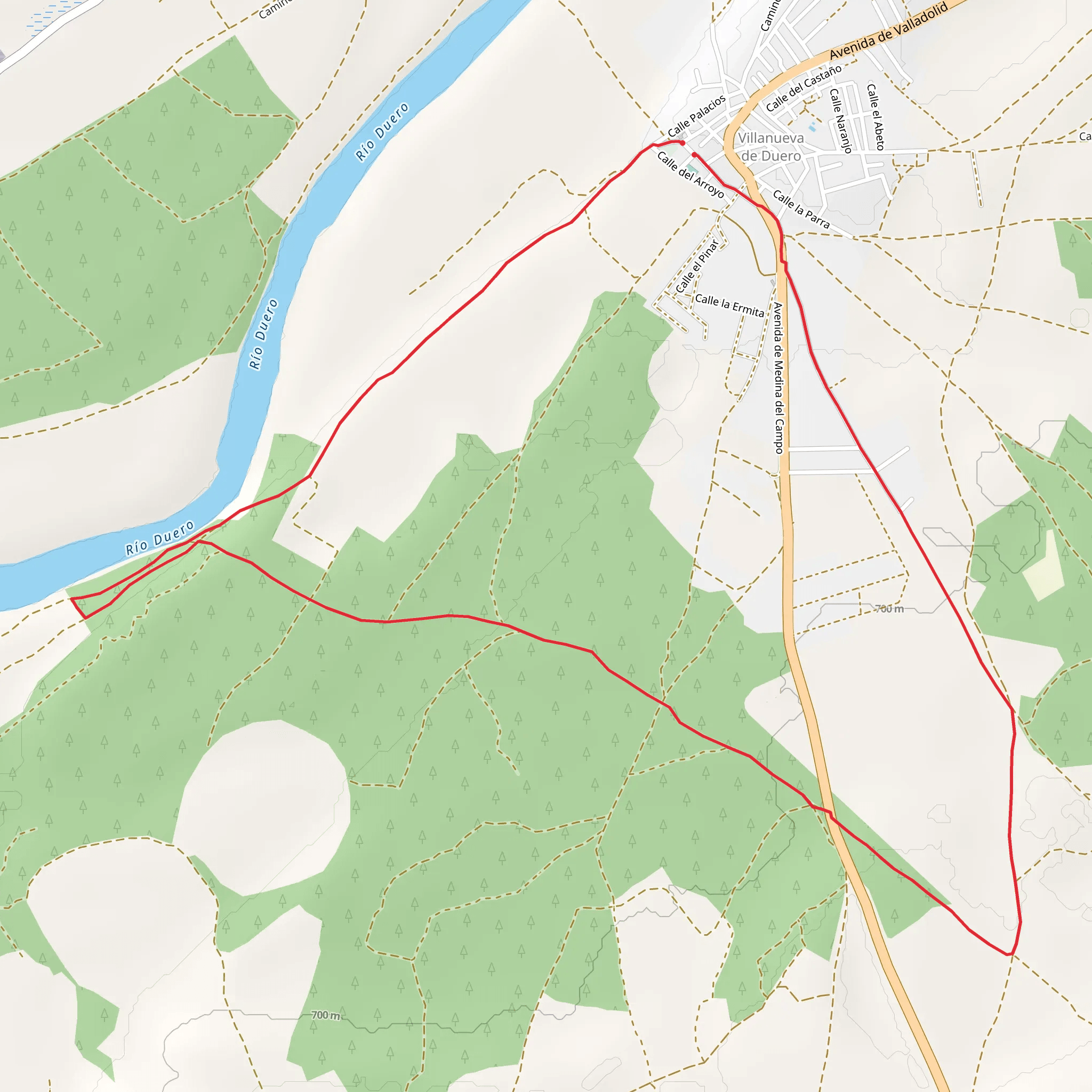 Through the Cerviguera and its Cañadas PR VA 54 mobile static map