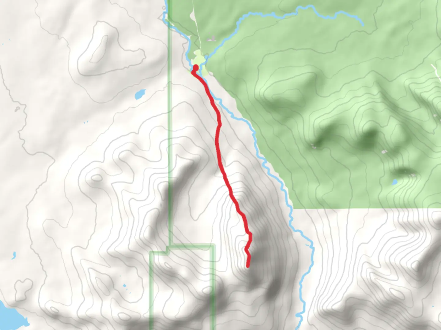 An image depicting the trail Doubletop Mountain Trail and its surrounding area.