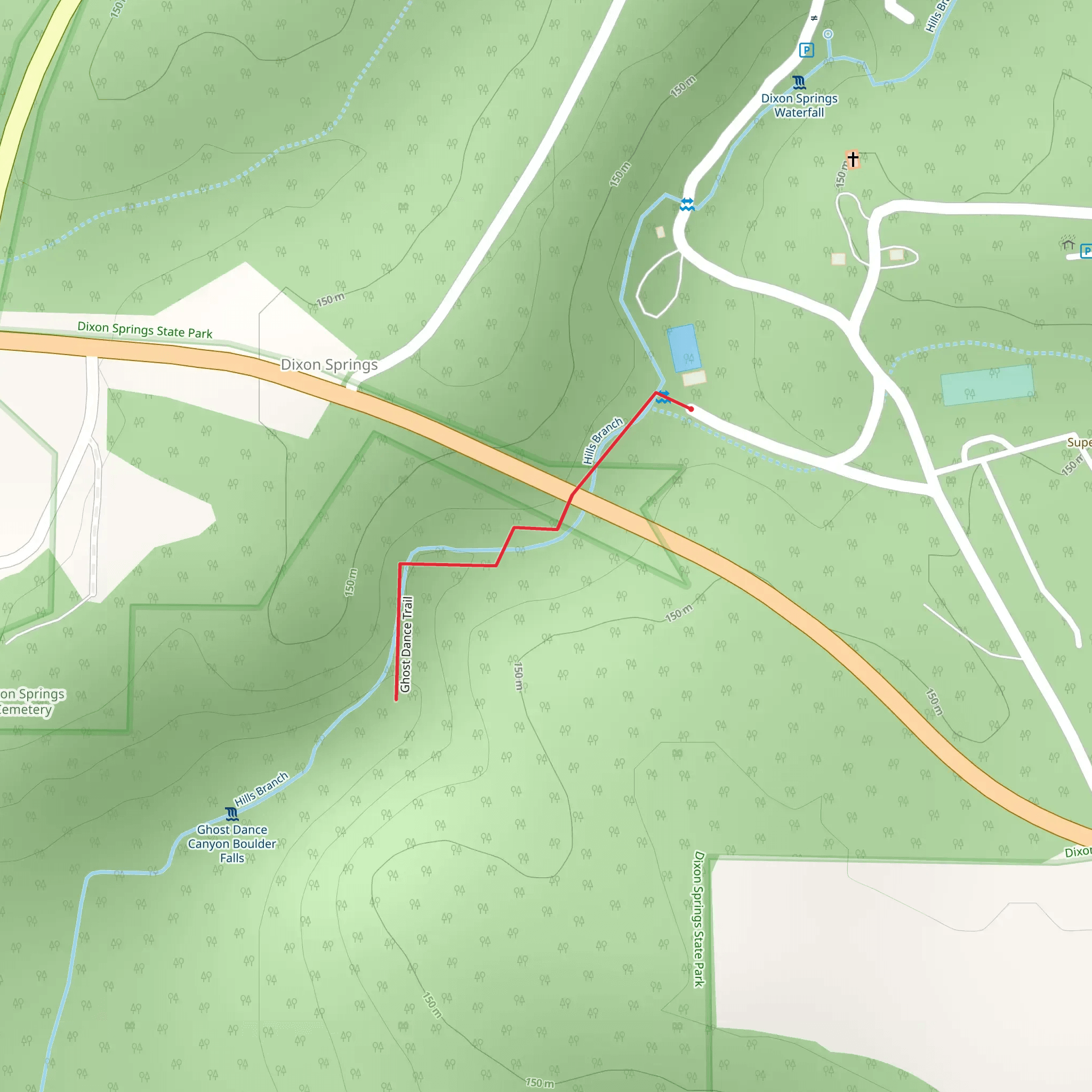 Ghost Dance Trail mobile static map