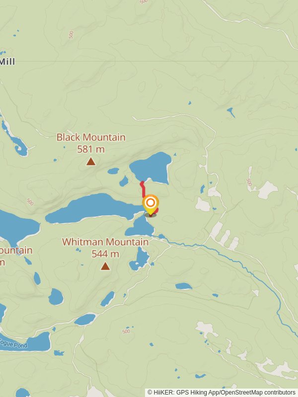 Black Pond from Deboullie East