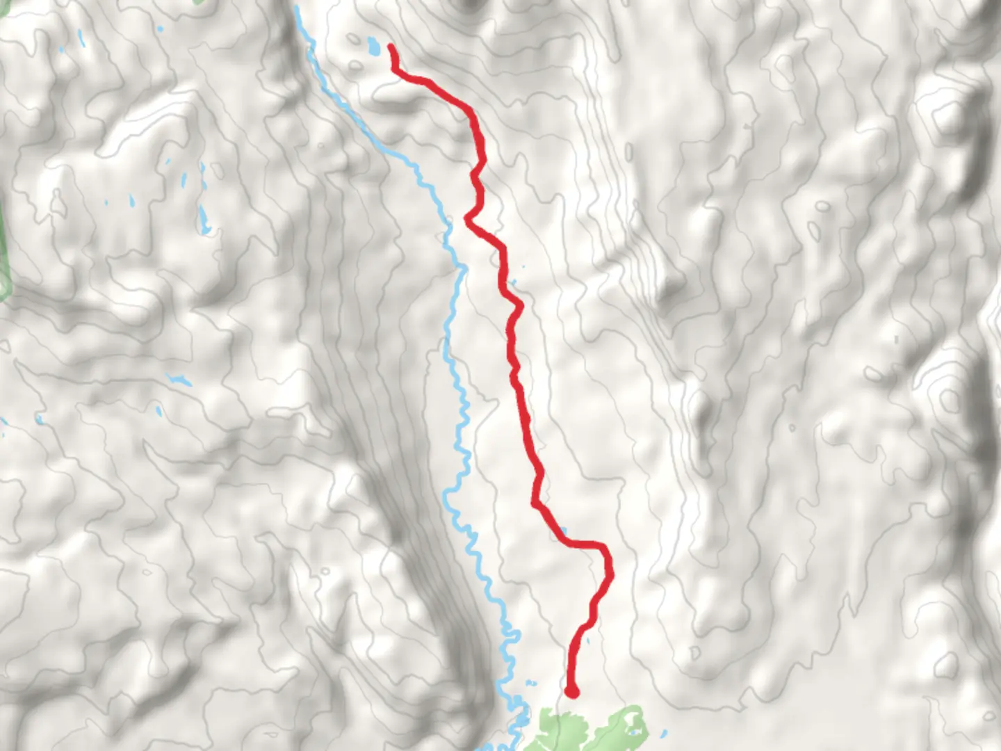 An image depicting the trail Carson Lake via Horse Creek Trail and its surrounding area.