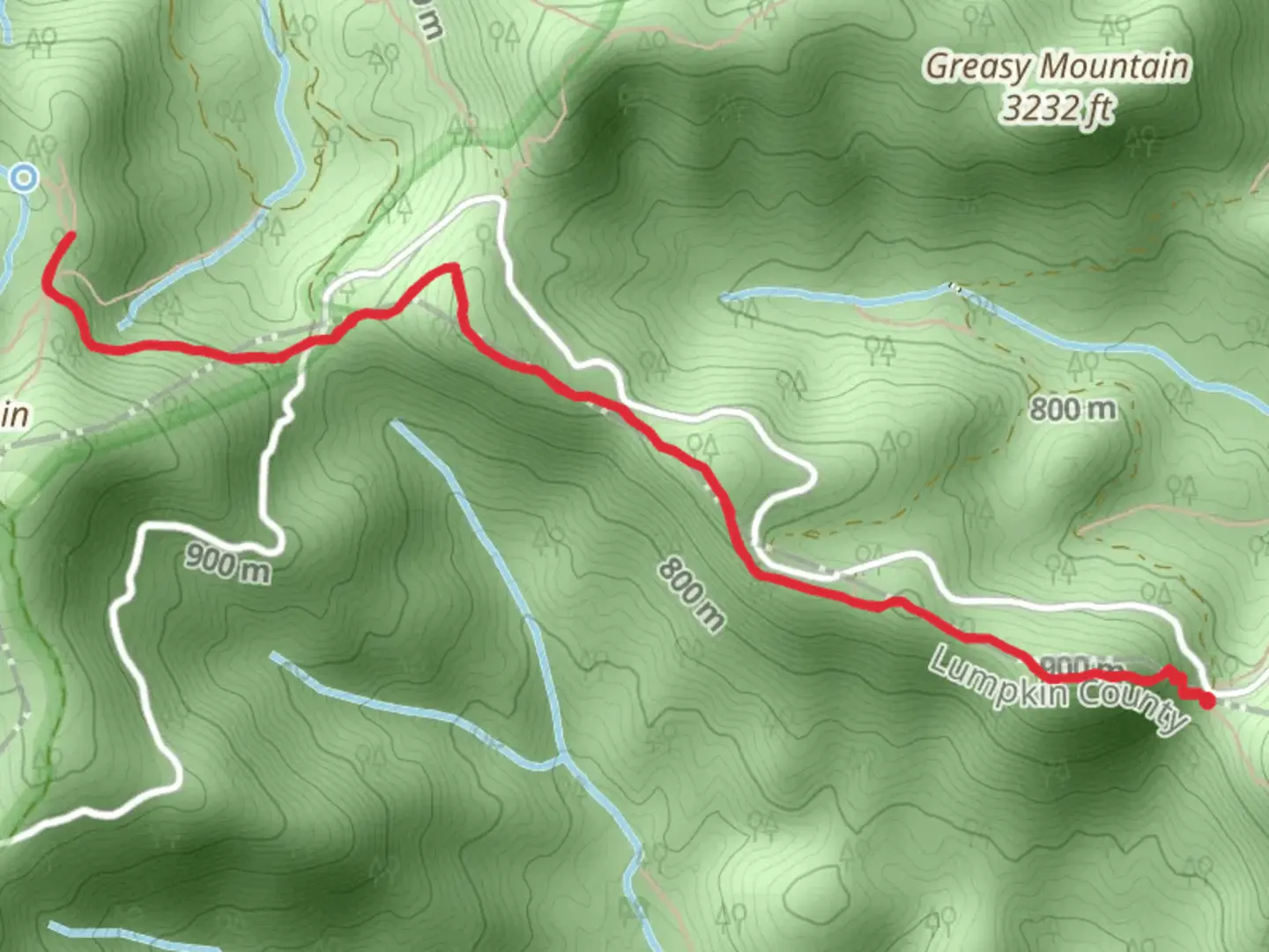 An image depicting the trail Rock Creek via Appalachian Trail and its surrounding area.