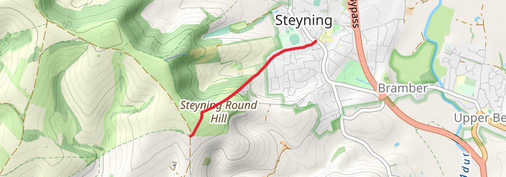 South Downs Way 7-Day Moderate Tour (Hillwalk Tours) spur 1 Map