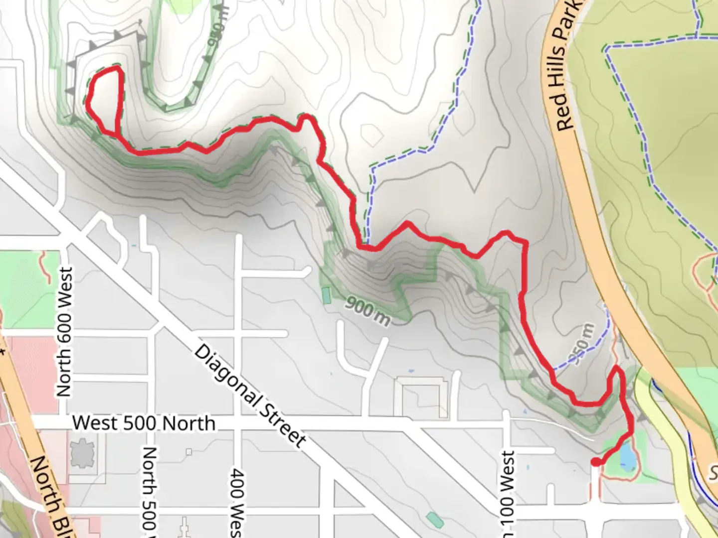 An image depicting the trail Owen's Loop Trail and its surrounding area.
