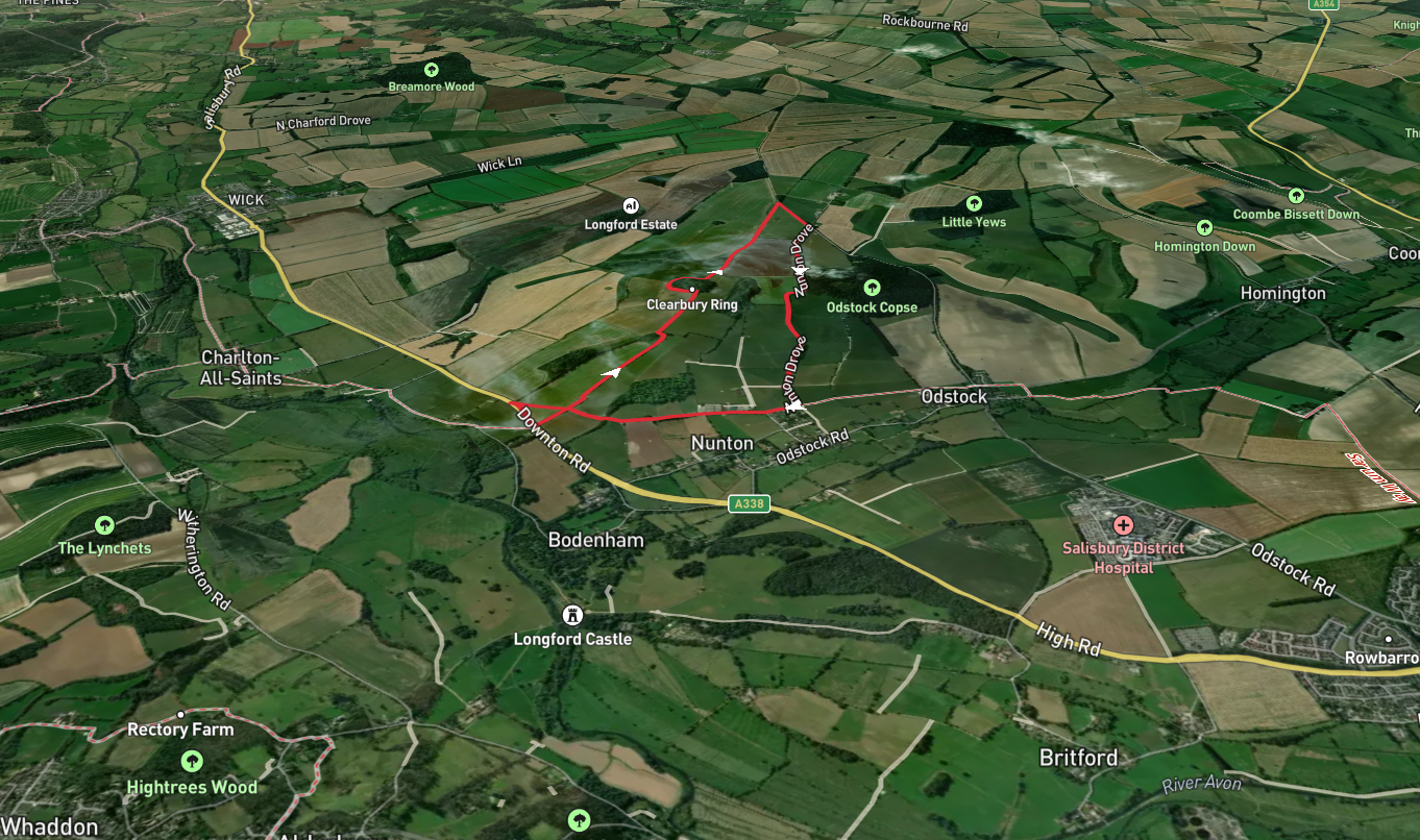 Clearbury Ring and Clearbury Down Loop