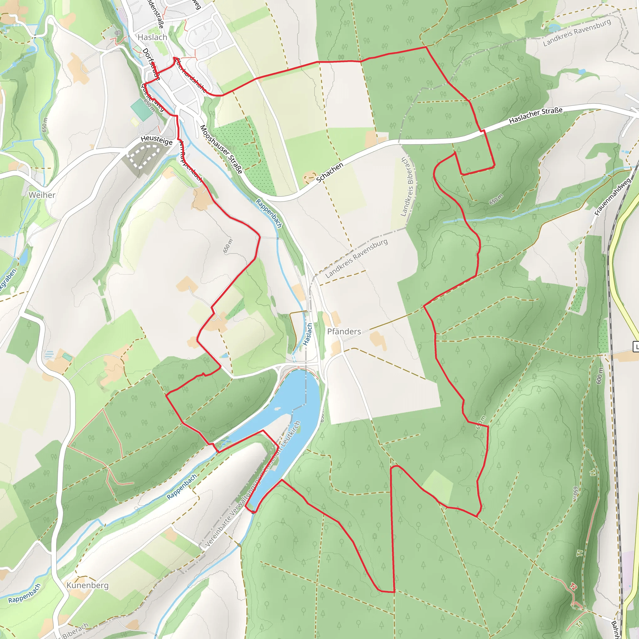 Haslach Loop mobile static map