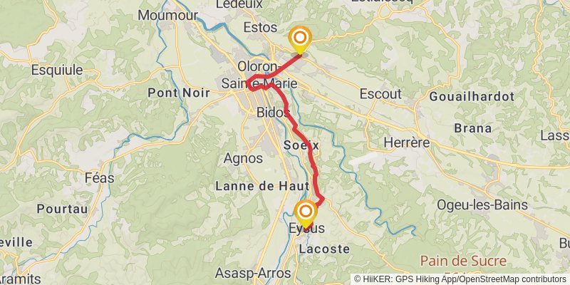 Via Tolosana stage 38 Map