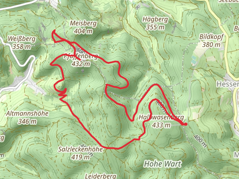 Pfaffenberg via Schwarzer Keiler
