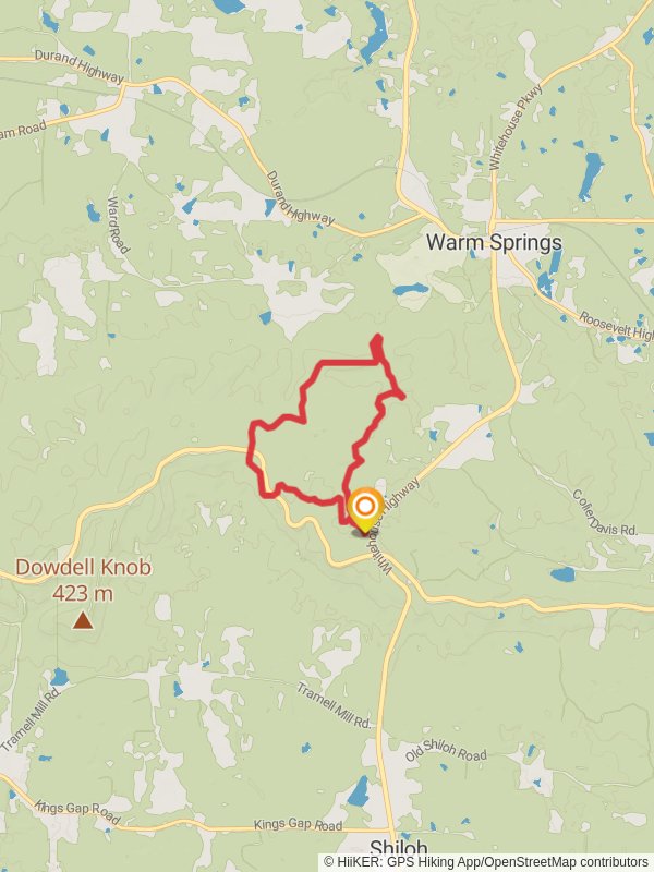 Bumblebee Ridge Campsite and Old Sawmill Campsite via Pine Mountain Trail