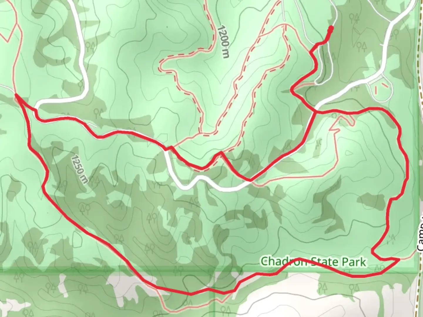 An image depicting the trail Norwesca Loop Trail and its surrounding area.