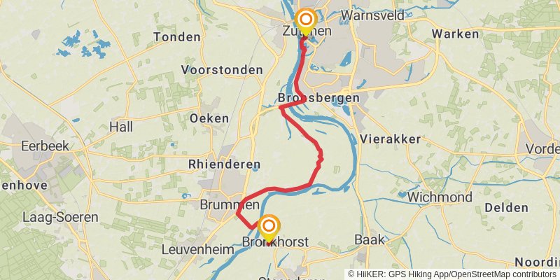 Graafschapspad stage 6 Map