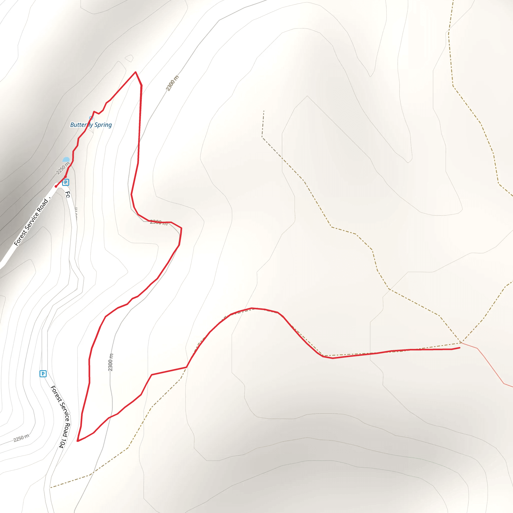 Butterfly Trail mobile static map