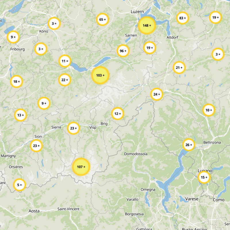 Östlich Raron Static Map