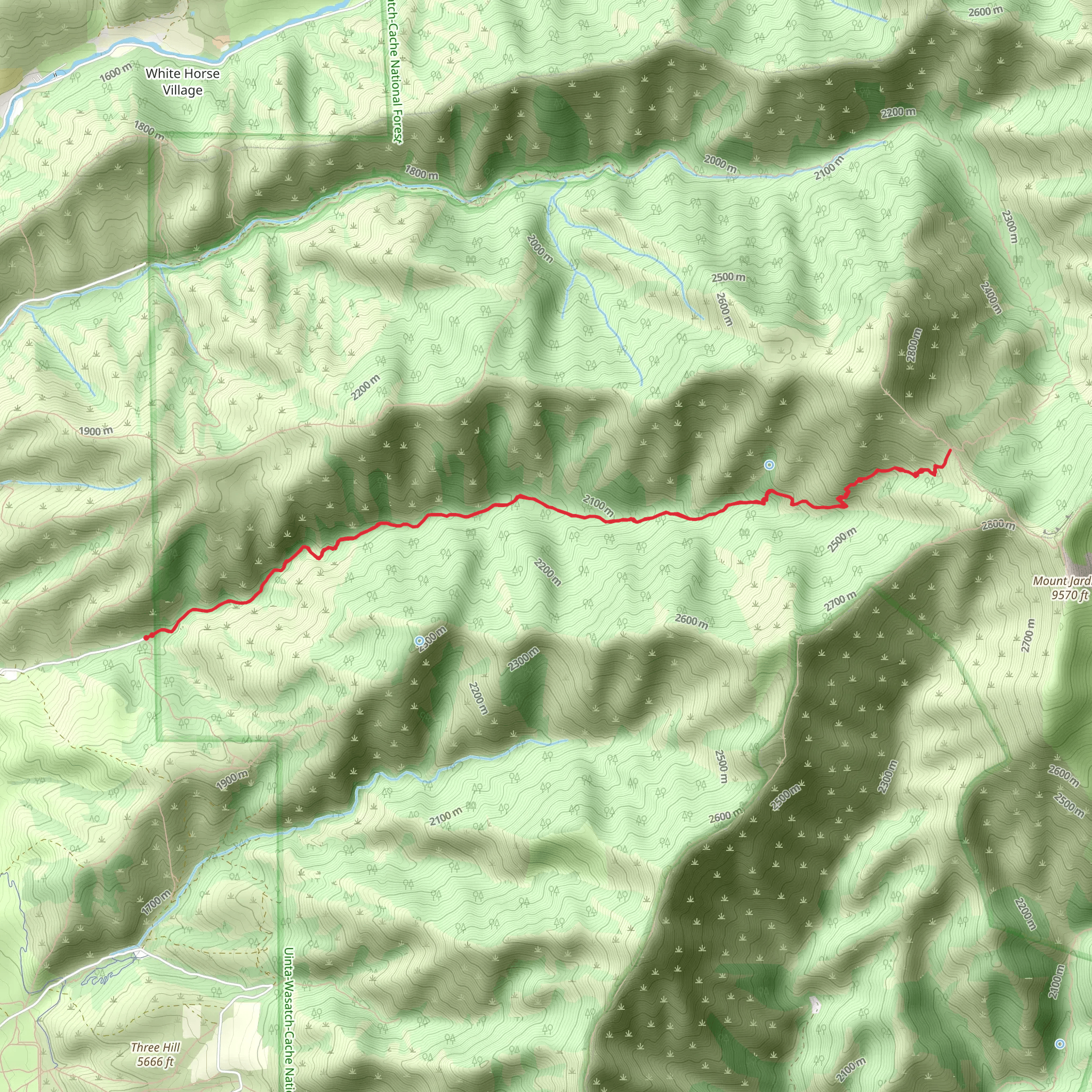 Smithfield Dry Trail mobile static map
