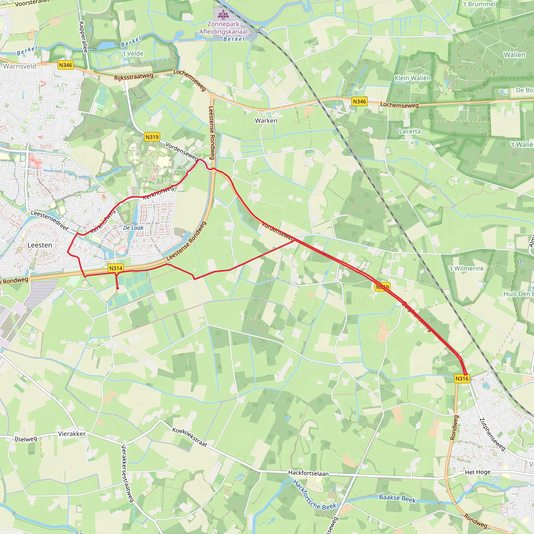 Kasteel Het Meyerink, T Selsham and Schouwbroeck Loop mobile static map