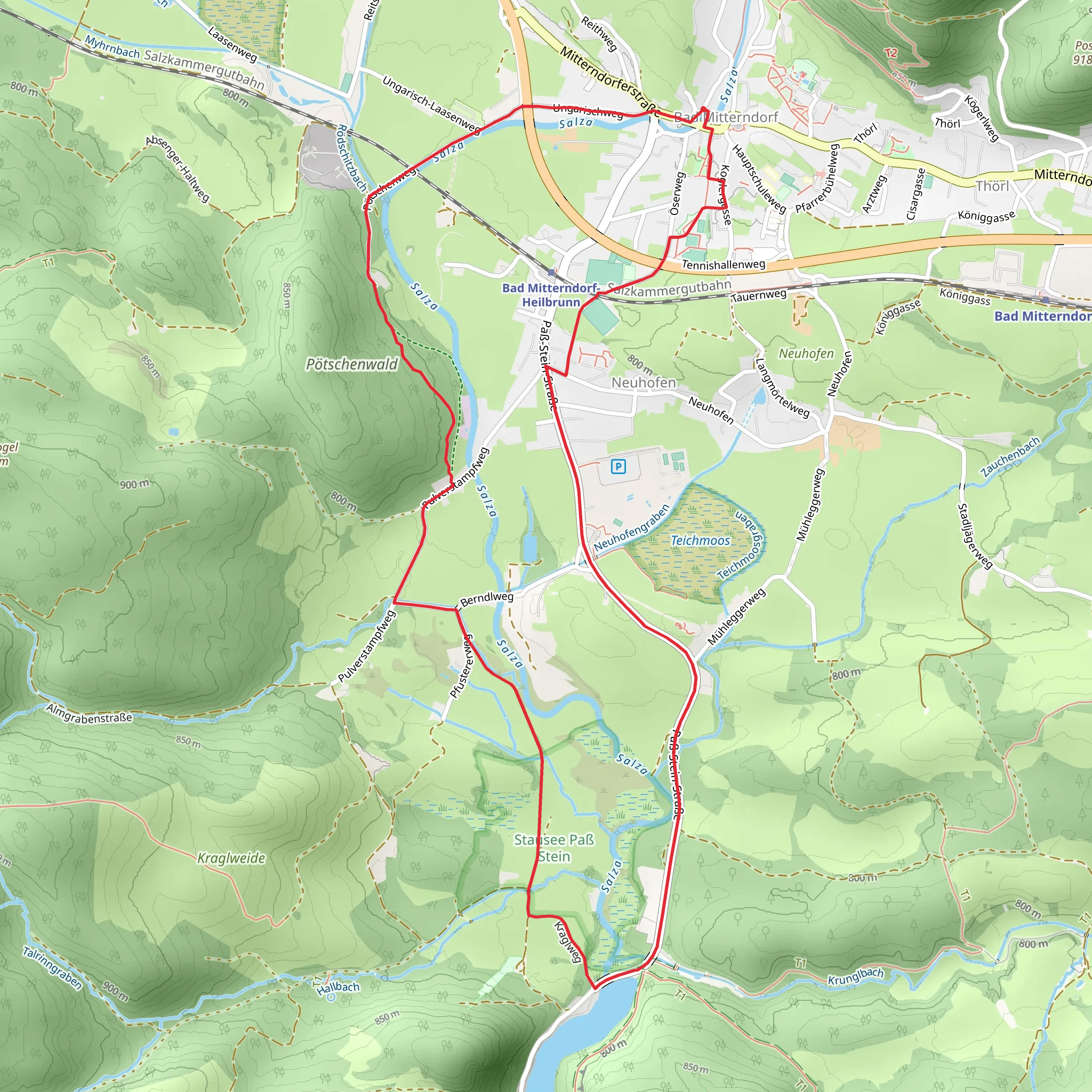 Bad Mitterndorf - Tour de Kur mobile static map