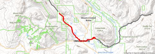 American Discovery Trail South Route stage 261 Map