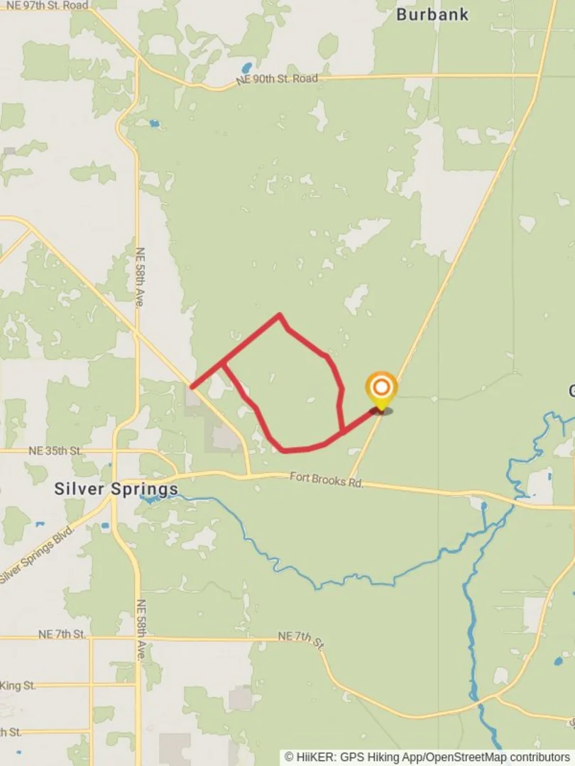 An image depicting the trail White Blaze Trail Loop and its surrounding area.