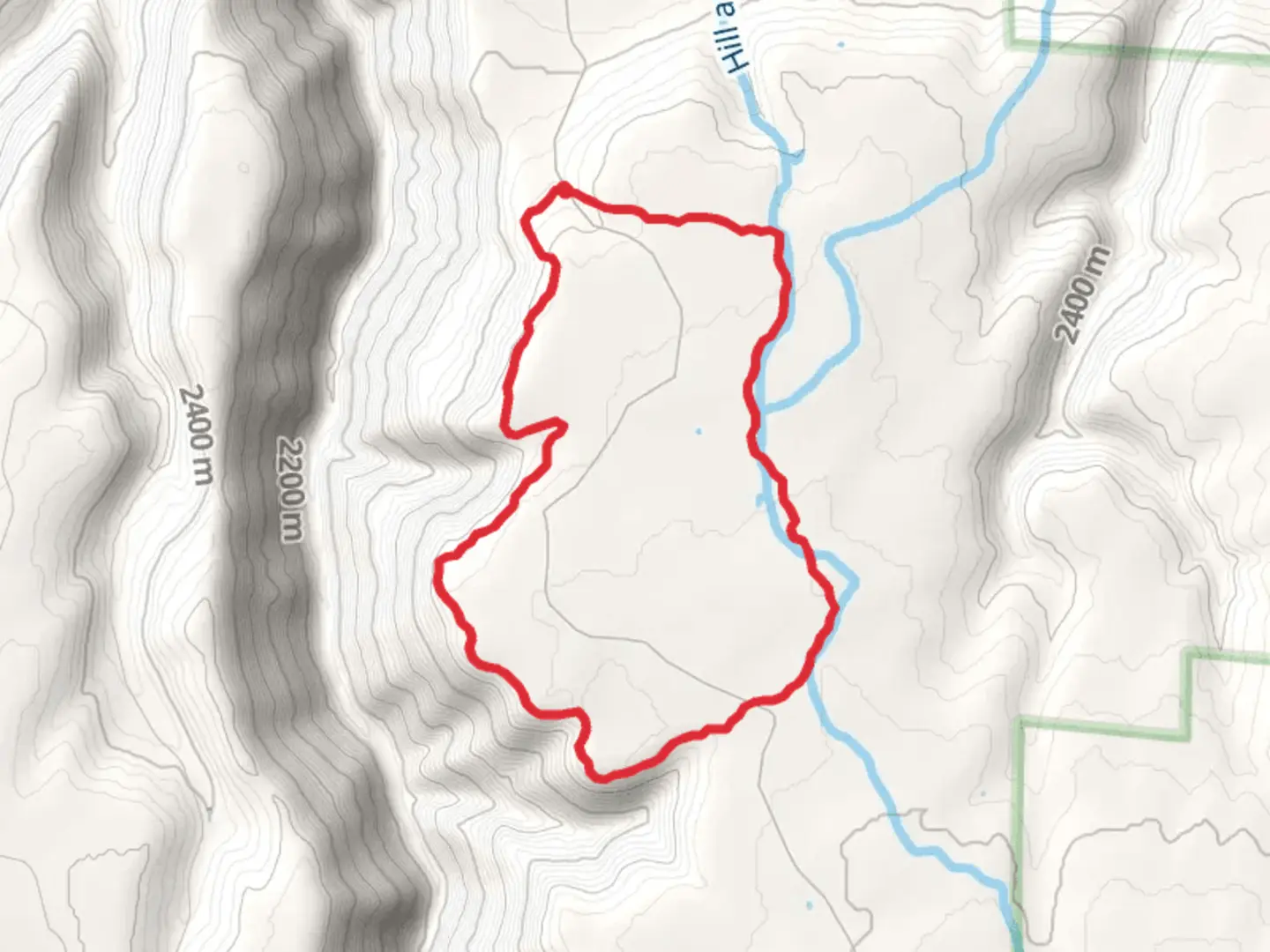 An image depicting the trail Portis Loop Trail and its surrounding area.