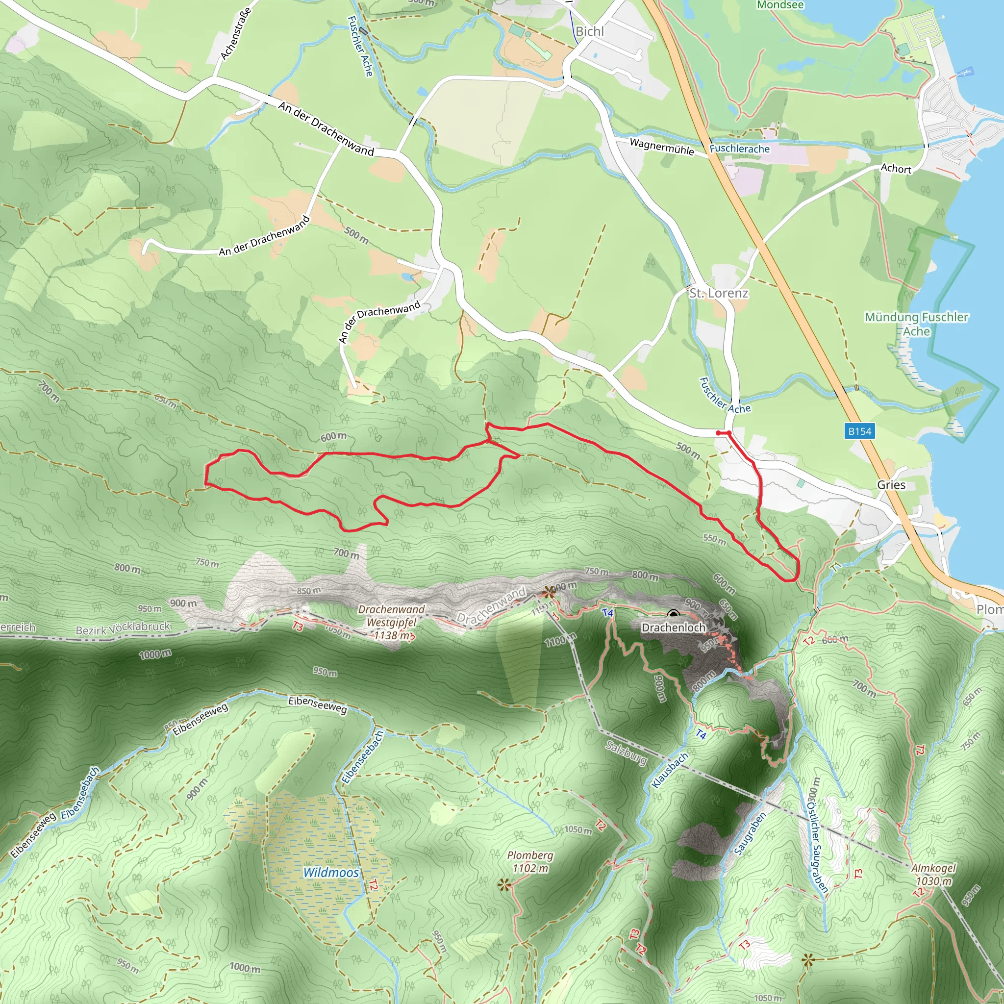 Under Mount Drachenwand and Schober Loop mobile static map