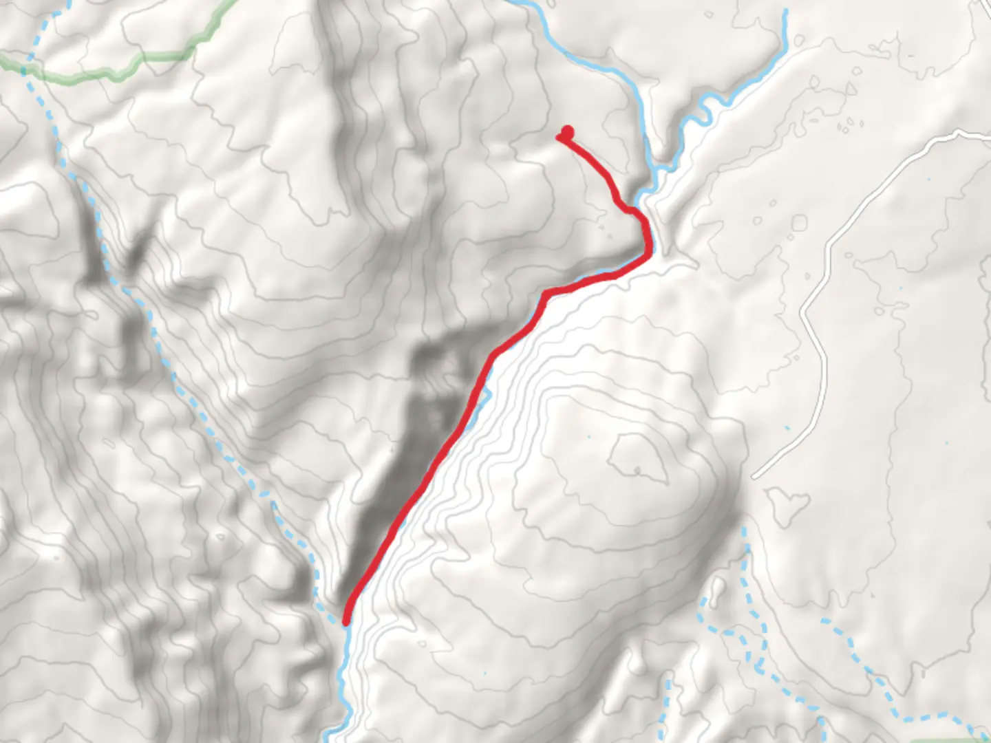 An image depicting the trail Devil Creek Trail and its surrounding area.