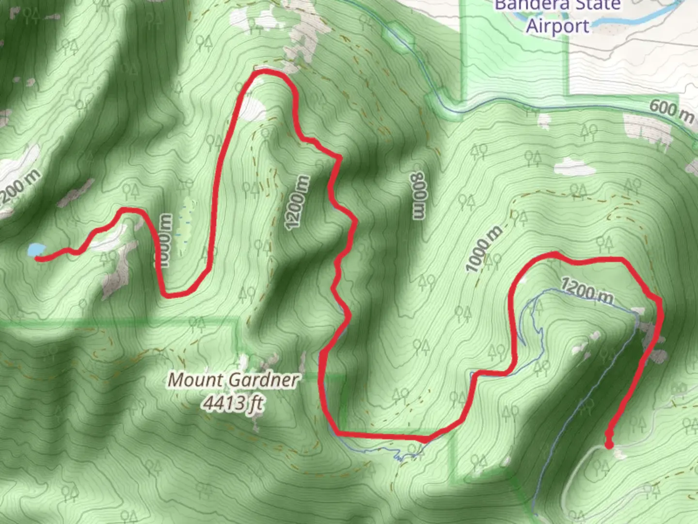 An image depicting the trail Harris Lake Trail and its surrounding area.