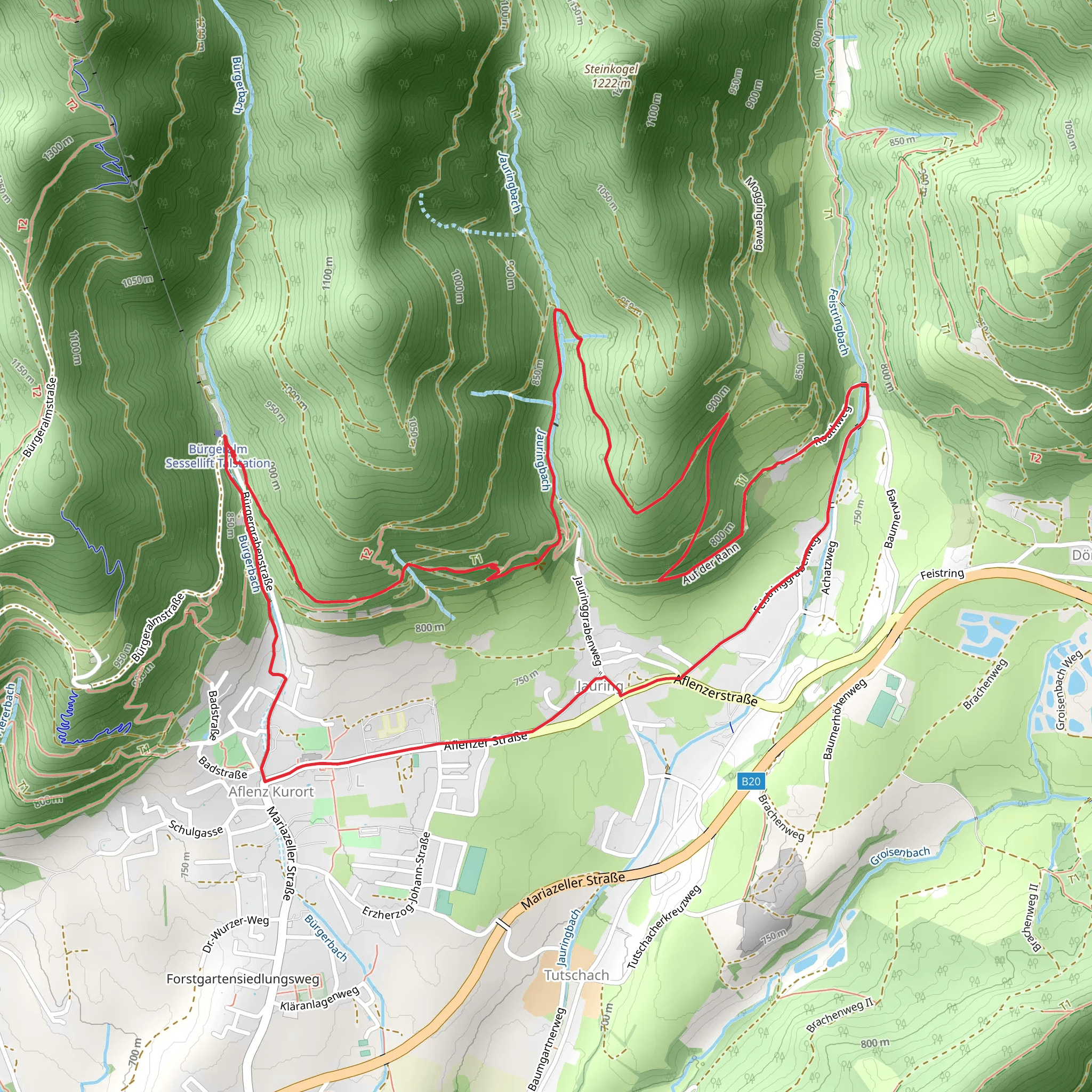 Hob mi gern Steig - Aflenz mobile static map
