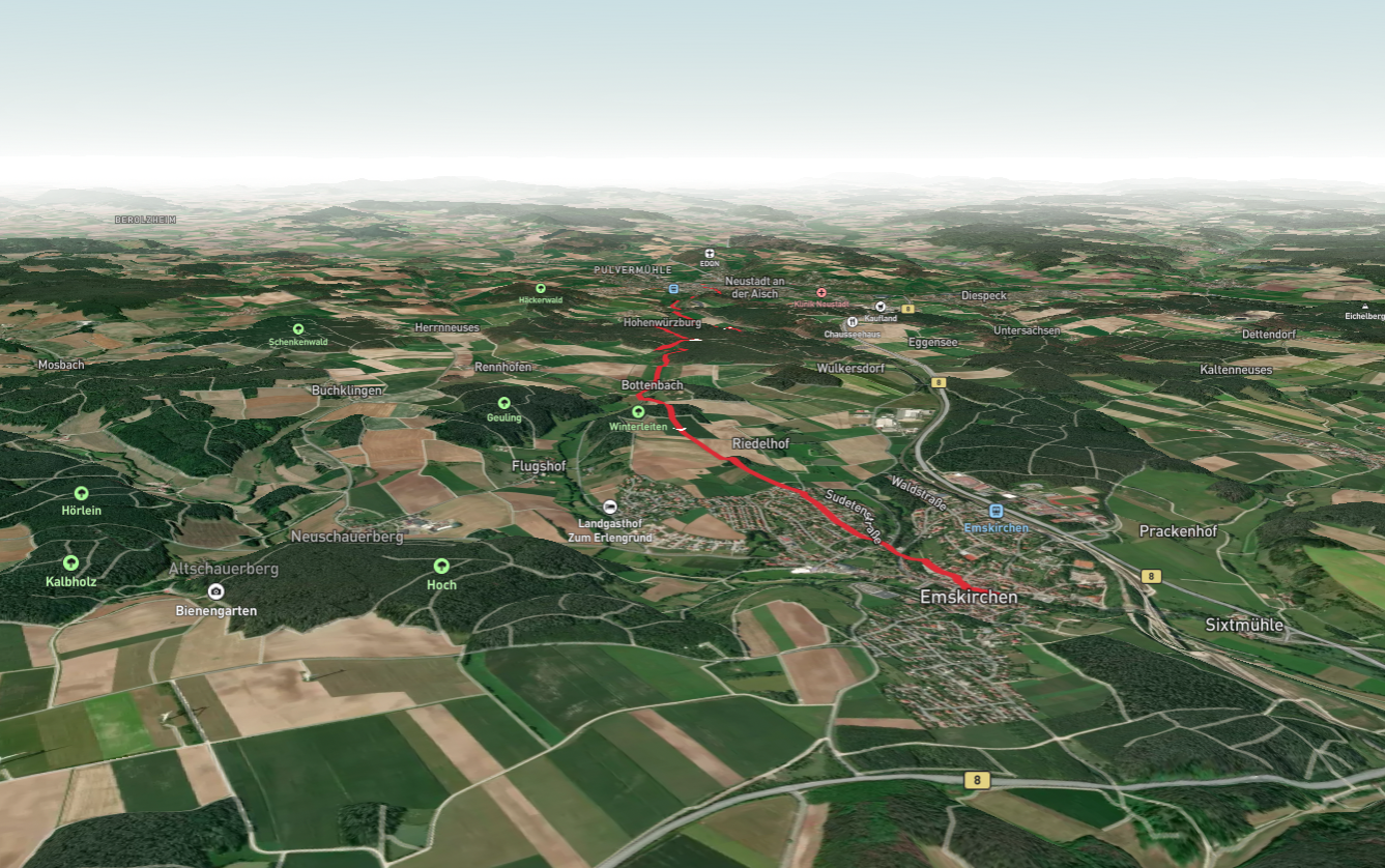 Neustadt Mitte to Emskirchen Walk