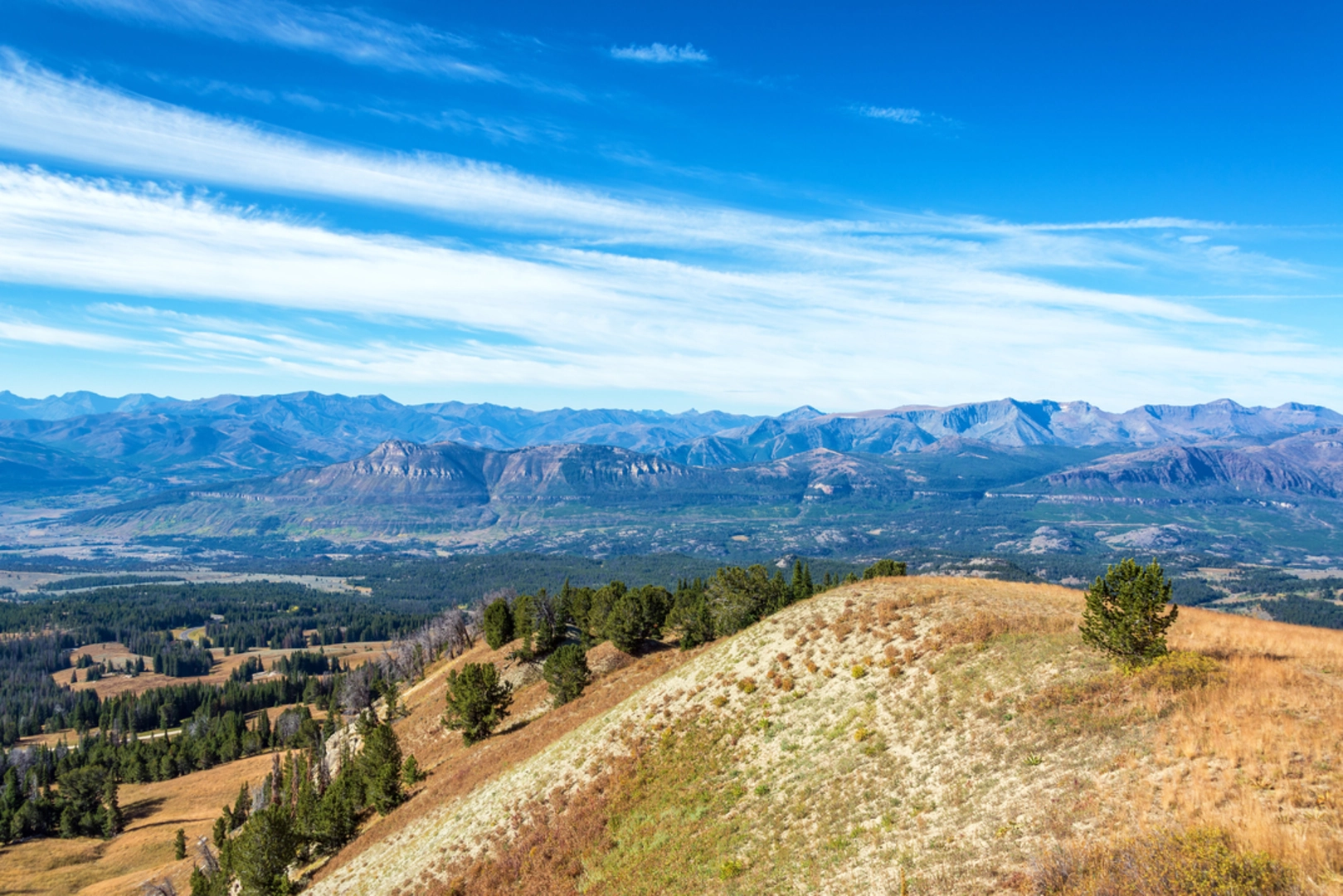 An image depicting the trail Clay Butte Lookout and its surrounding area.