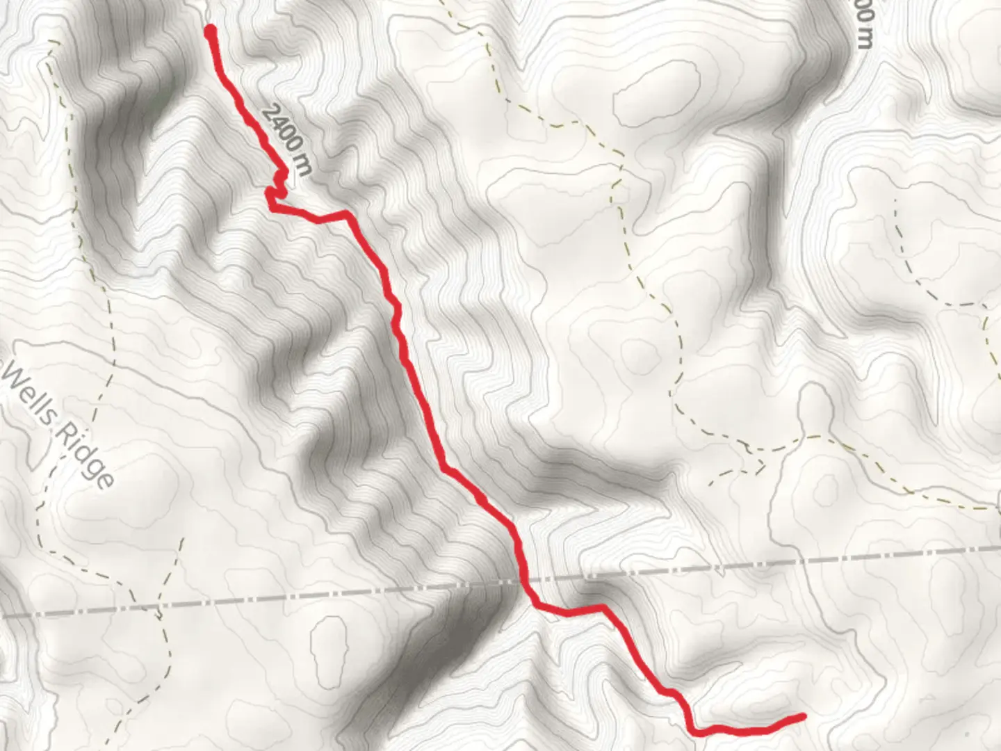 An image depicting the trail East Miller Trail and its surrounding area.