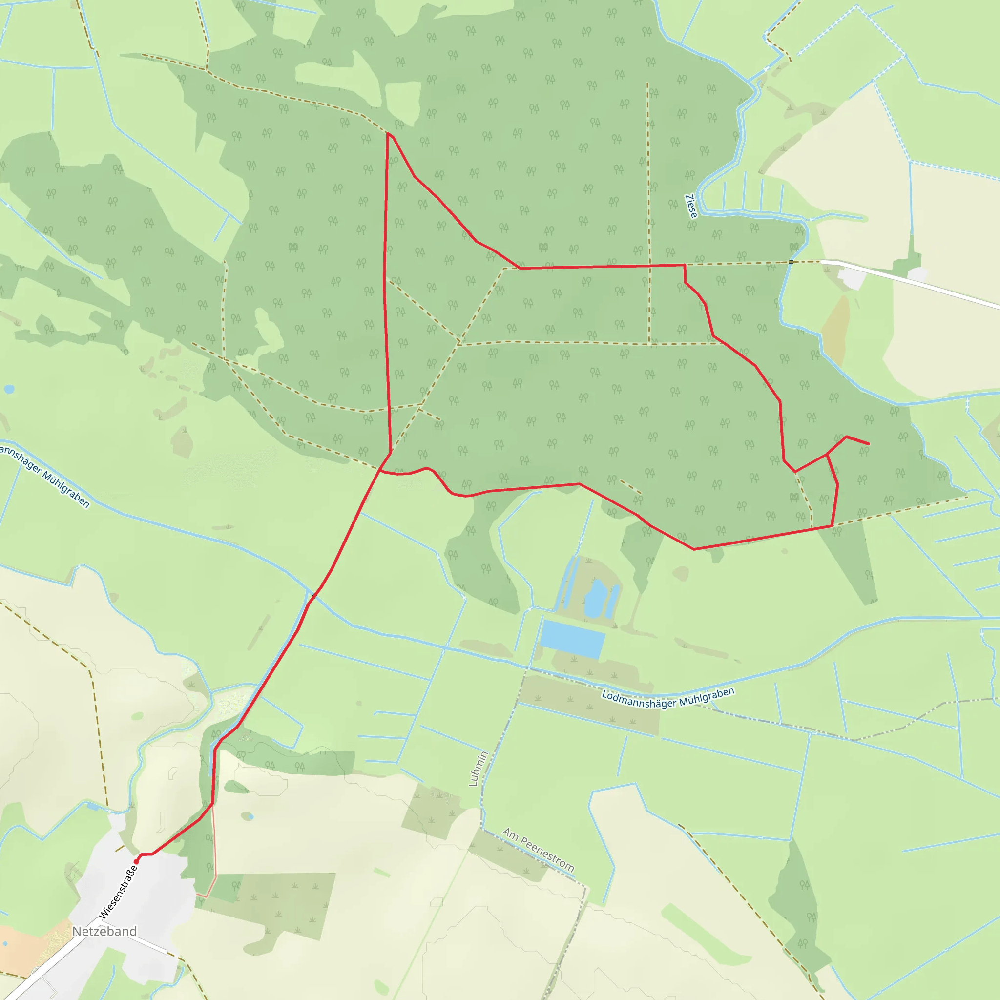 Steintanz von Netzeband Loop mobile static map