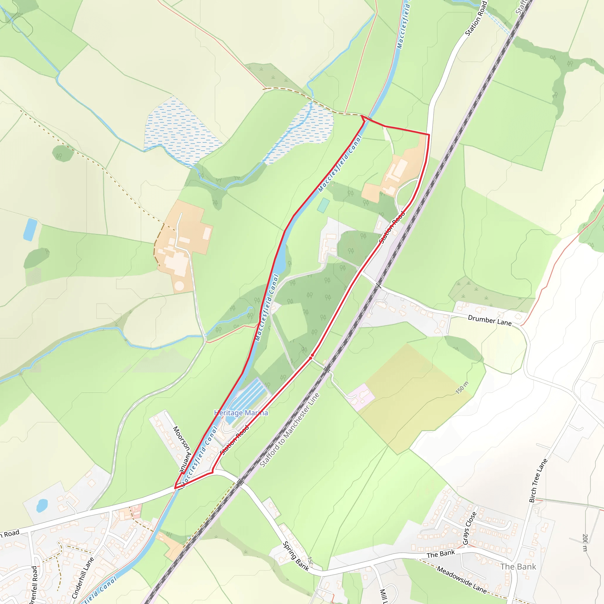 Ramsdell Hall Loop mobile static map