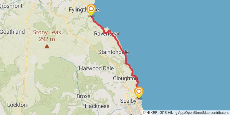 Wild Yorkshire Way stage 29 Map