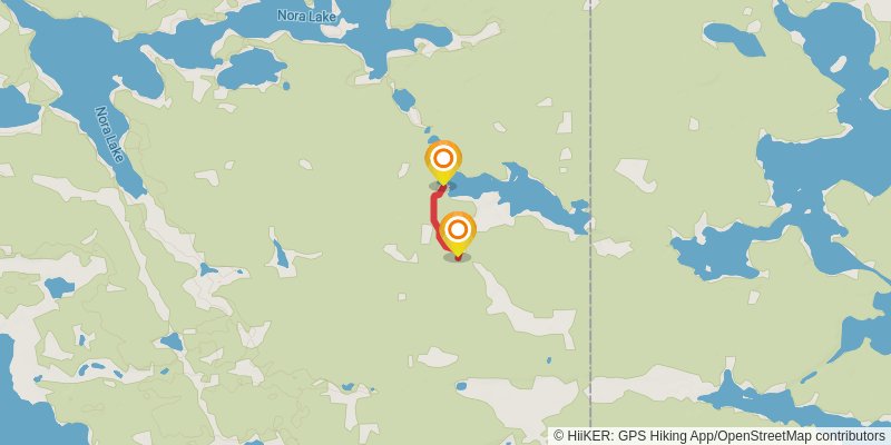 Mantario Trail spur 1 Map