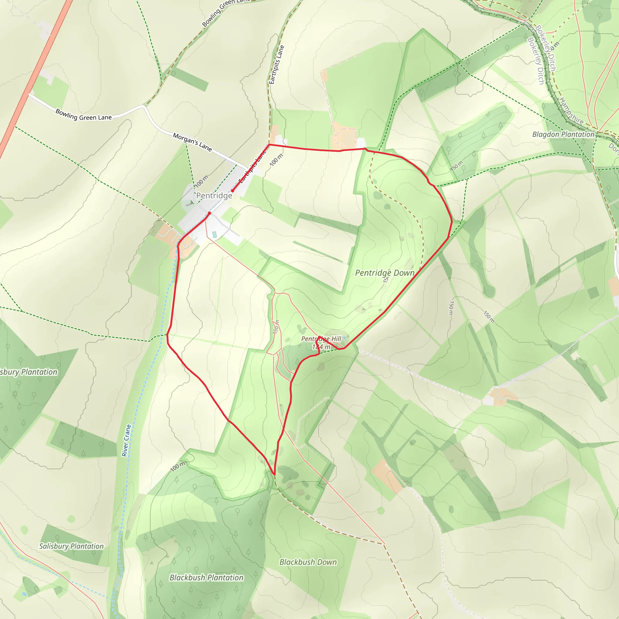 Pentridge Loop mobile static map