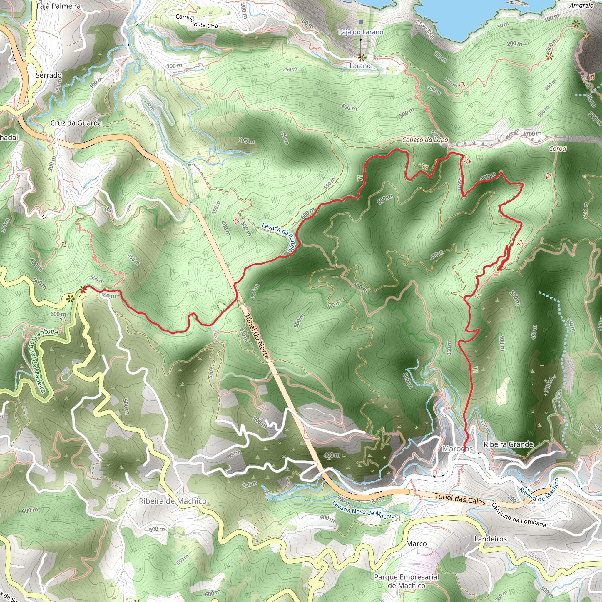 PR 5 Vereda das Funduras mobile static map