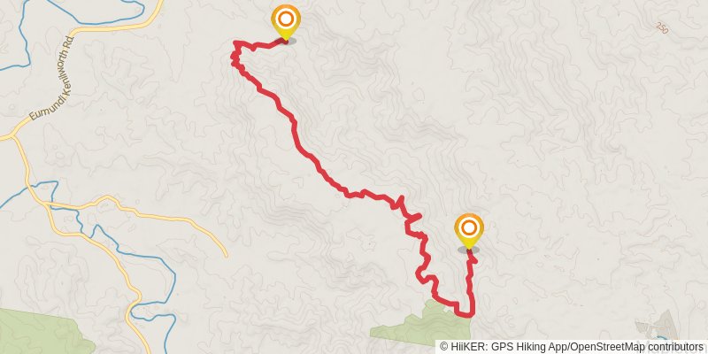 Sunshine Coast Great Walk stage 3 Map