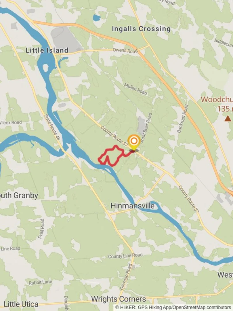 An image depicting the trail Great Bear Recreational Area -Oswego River Loop and its surrounding area.