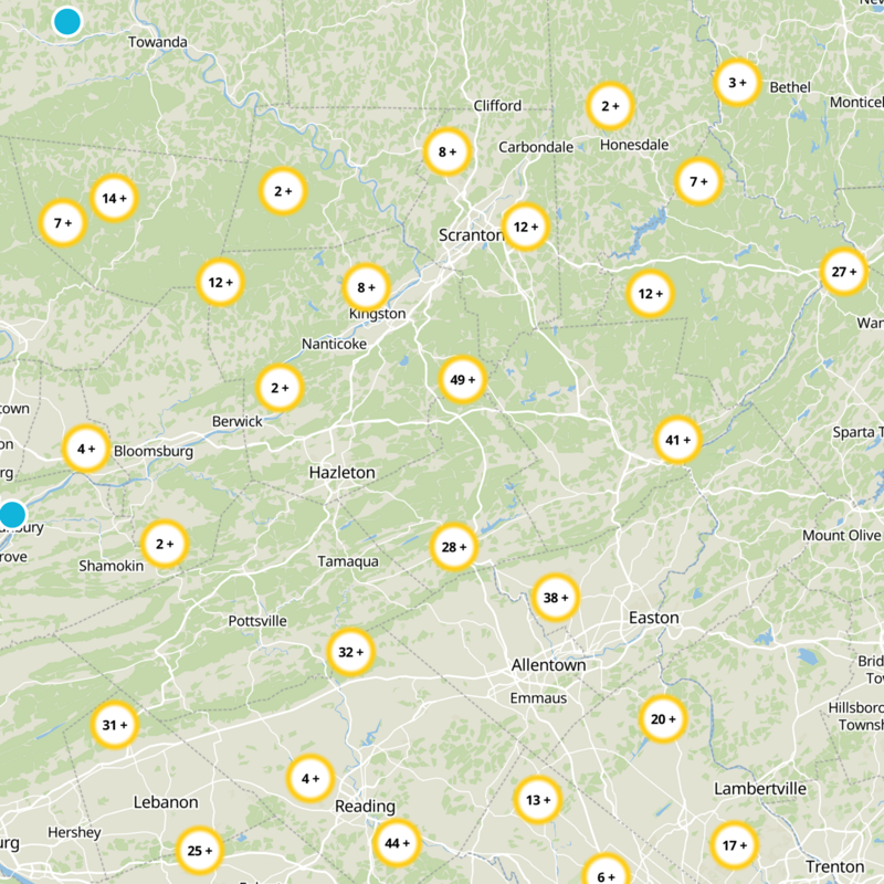 Carbon County Static Map