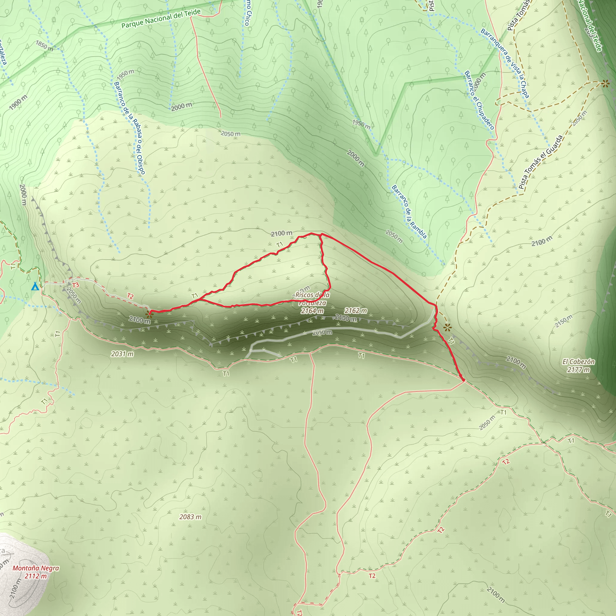 Alto de La Fortaleza mobile static map
