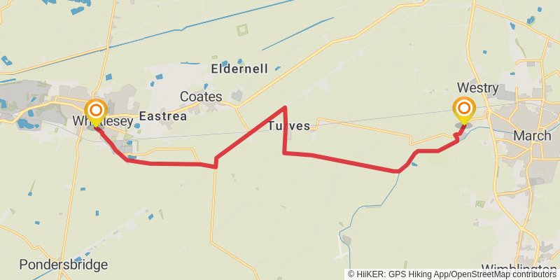 Hereward Way stage 4 Map