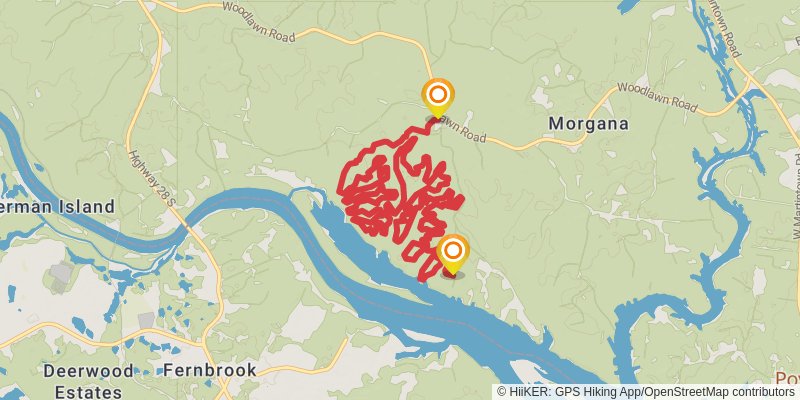 Forks Area Loop Trail stage 2 Map