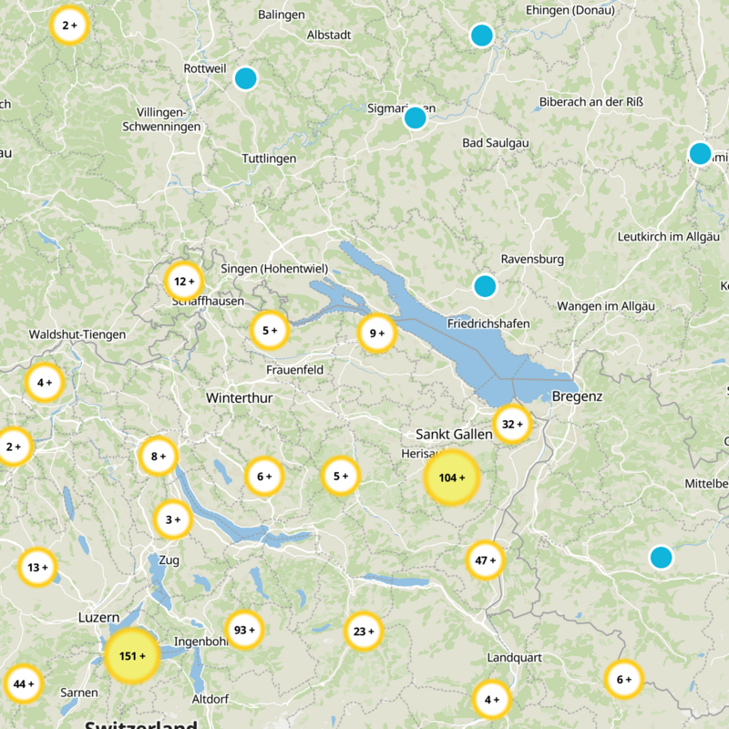 Bezirk Weinfelden Static Map