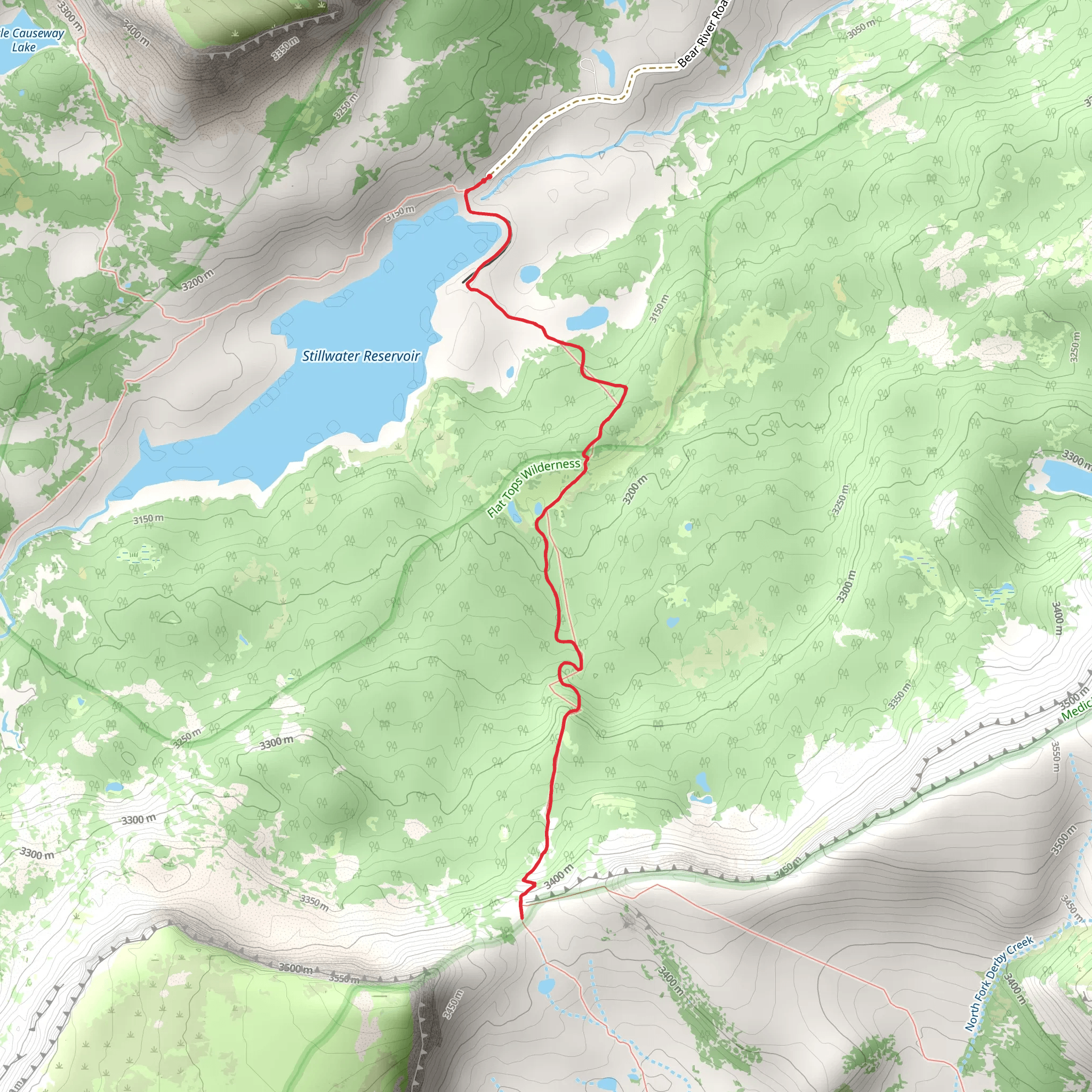 North Derby Trail mobile static map